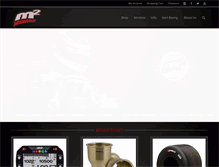Tablet Screenshot of msquaredkarting.com